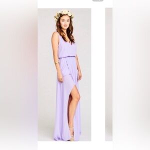 Show Me Your MuMu Lilac Maxi Dress